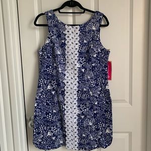 Lilly for Target NWT Blue & White Dress Size 14